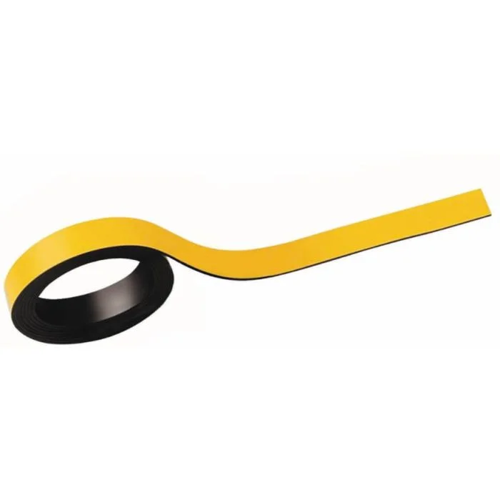 Bande magnétique - 10 mm x 1 m - Jaune MAUL