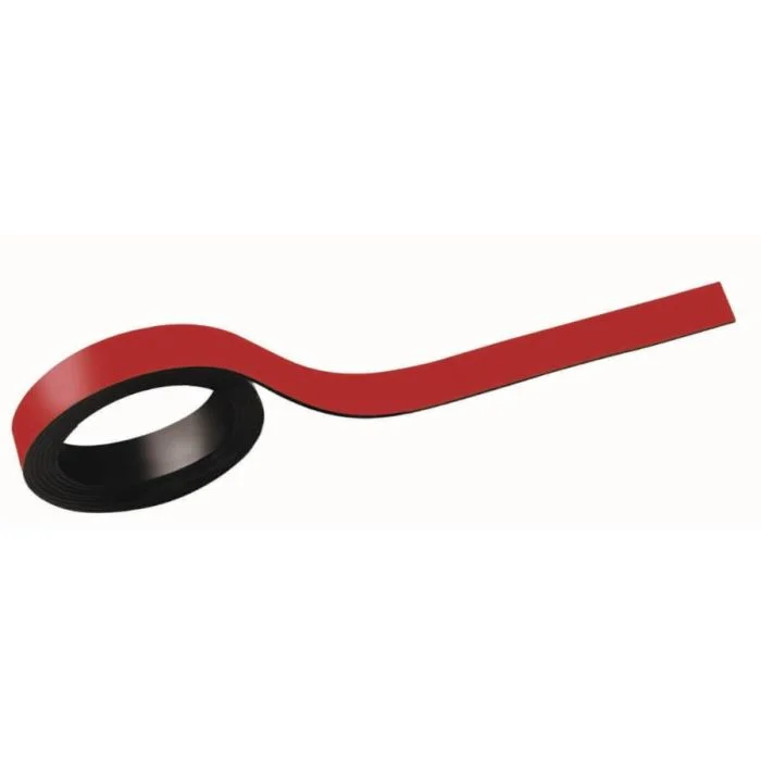 Bande magnétique - 10 mm x 1 m - Rouge MAUL