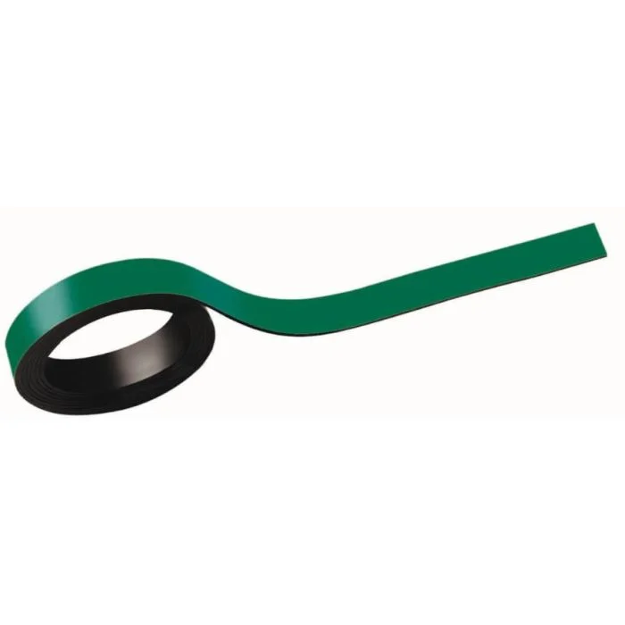 Bande magnétique - 10 mm x 1 m - Vert MAUL