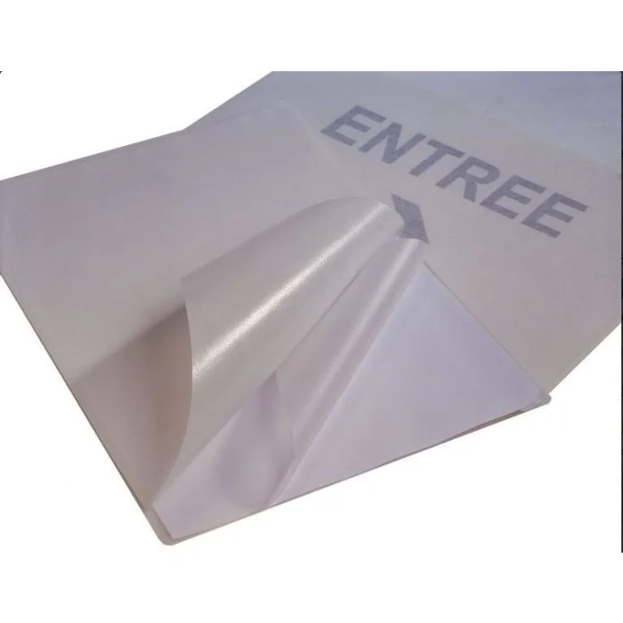 Pochettes de Plastification brillantes autocollantes 200 mic - A4 216 x 303 mm PAVO Lot de 100