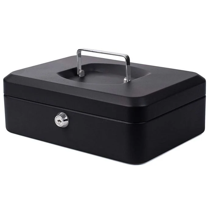 Caisse à Monnaie - Noir 250 x 180 x 90 mm PAVO