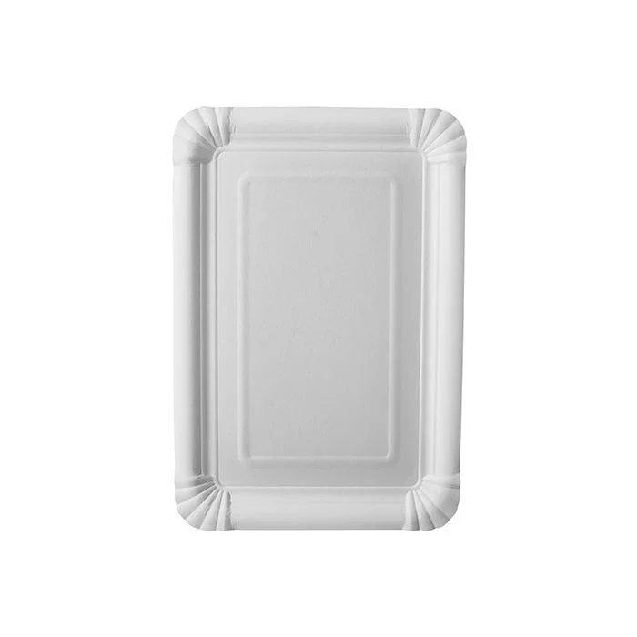 Assiette jetable en carton - 165 x 230 mm PAP STAR Pure Lot de 25