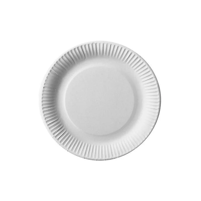 Assiette jetable en carton - Diamètre 230 mm PAP STAR Pure Lot de 25