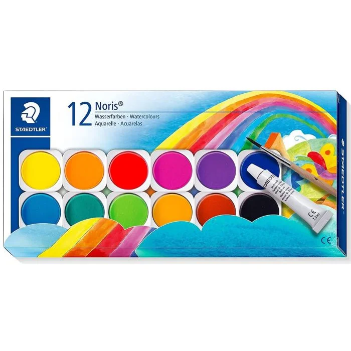 Boîte de 12 peintures STAEDTLER Noris Club