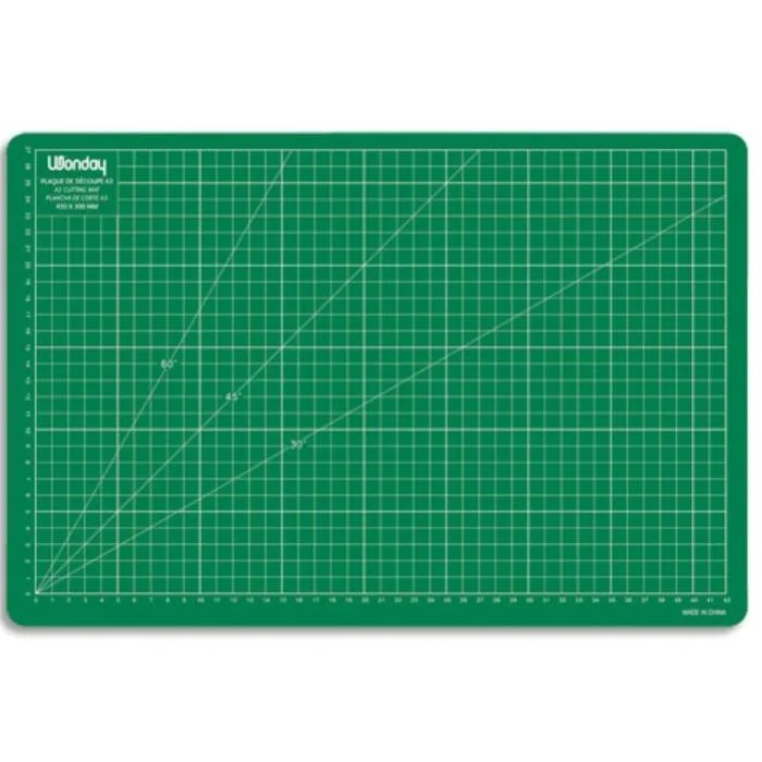 Tapis de Découpe - Vert - A3 WONDAY