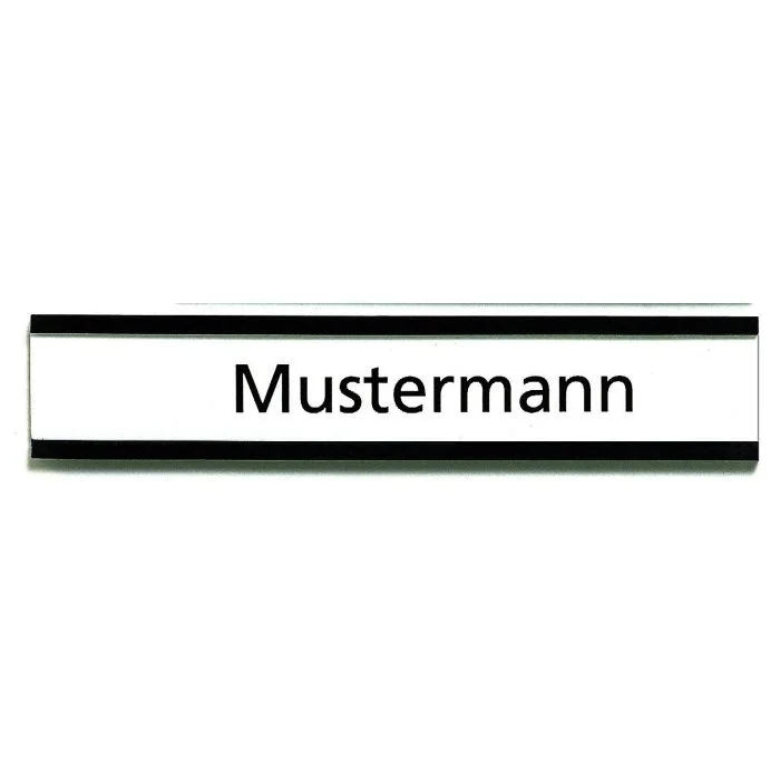 Porte-étiquette magnétique C-profil - 50 x 10 mm - Marron FRANKEN