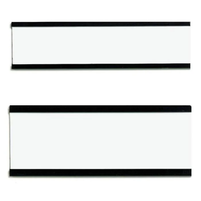 Porte-étiquette magnétique C-profil - 75 x 20 mm - Marron FRANKEN