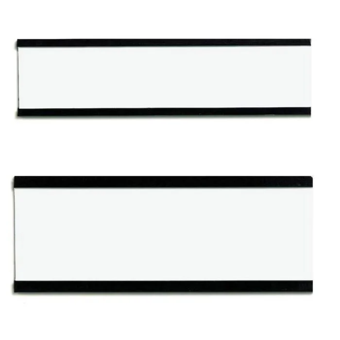 Porte-étiquette magnétique C-profil - 75 x 30 mm - Marron FRANKEN