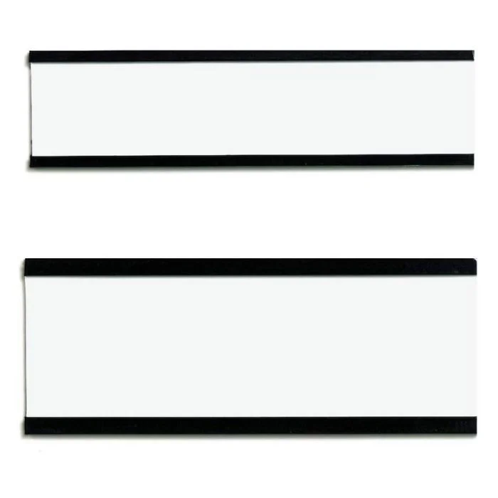 Porte-étiquette magnétique C-profil - 75 x 40 mm - Marron FRANKEN