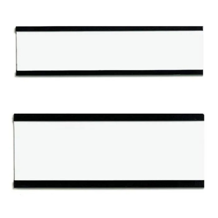 Porte-étiquette magnétique C-profil - 75 x 50 mm - Marron FRANKEN