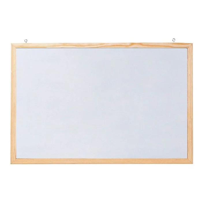 Tableau magnétique blanc cadre bois - 400 x 300 mm FRANKEN