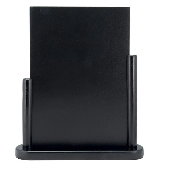 Ardoise de Table - 280 x 320 mm - Support Noir SECURIT Elégant Grand