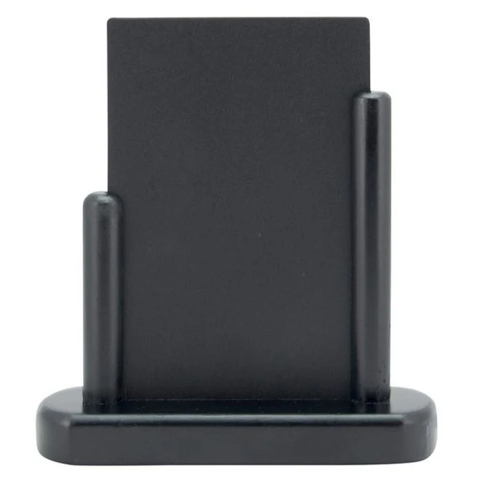 Ardoise de Table - 160 x 170 mm - Support Noir SECURIT Elégant Petit