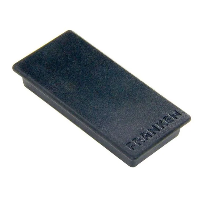Lot de 10 Aimants - 50 x 23 mm - Noir FRANKEN
