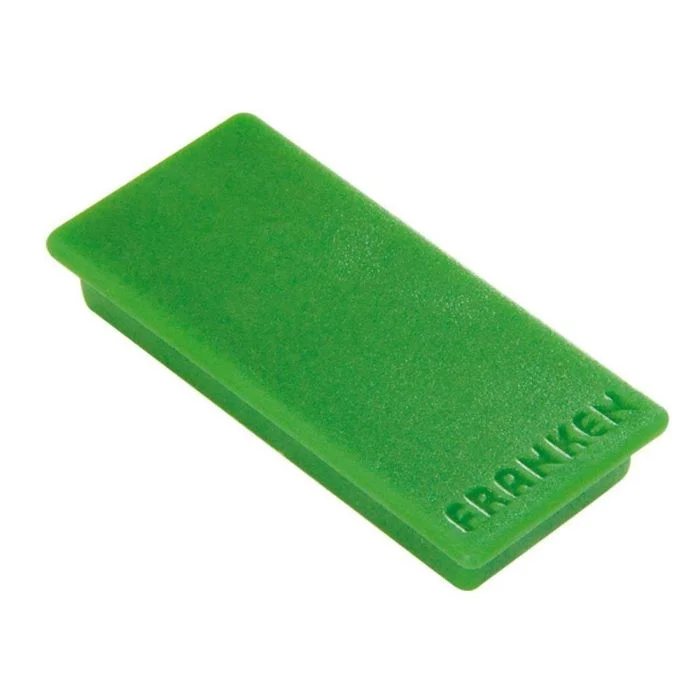 Lot de 10 Aimants - 50 x 23 mm - Vert FRANKEN