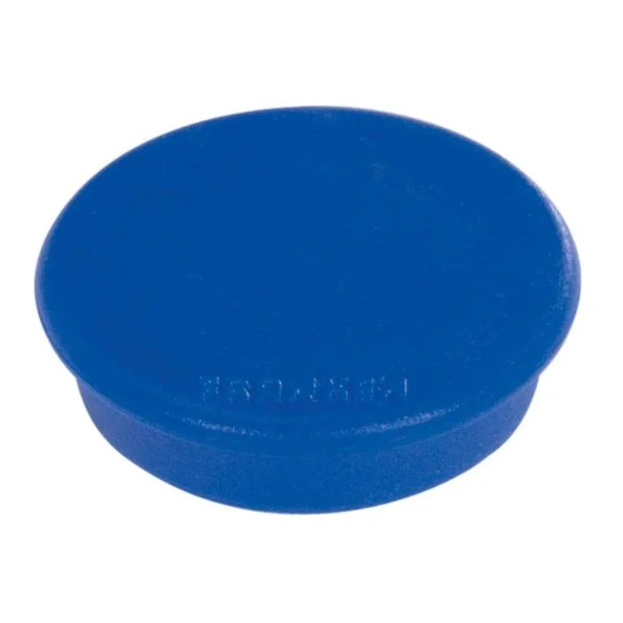 Lot de 10 Aimants ronds - 38 mm - Bleu FRANKEN