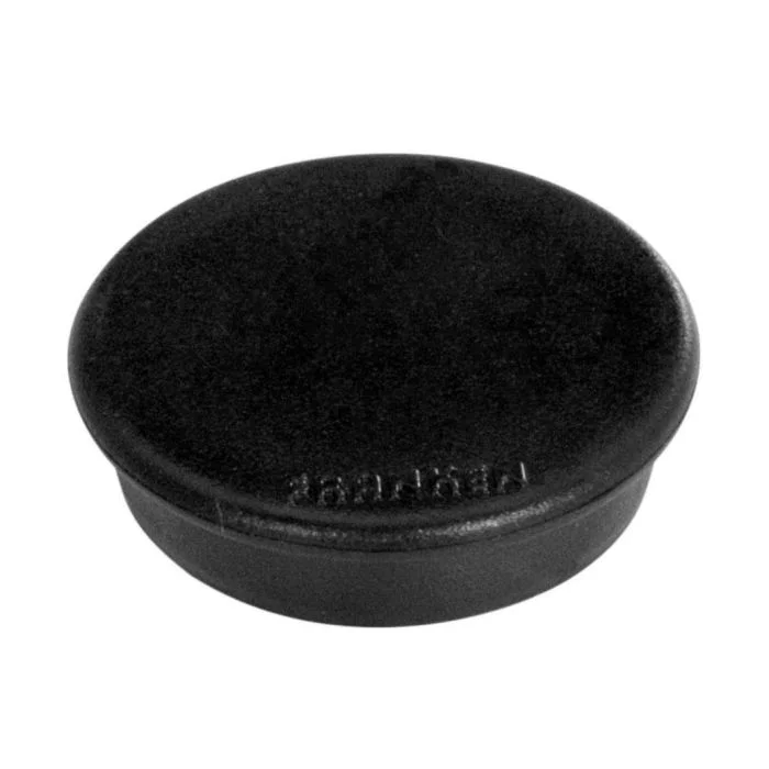 Lot de 10 Aimants ronds - 38 mm - Noir FRANKEN