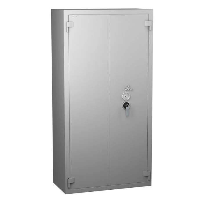 Armoire forte anti-feu - Serrure à clé et tubes compteurs - 680 L HARTMANN Super Protect