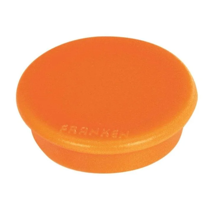 Aimants ronds - 32 mm - Orange FRANKEN Lot de 10