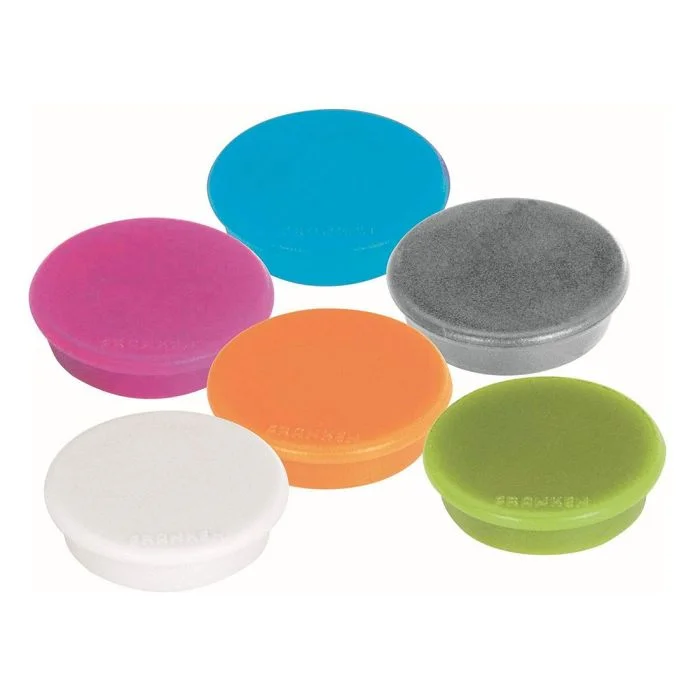 Lot de 10 Aimants ronds - 32 mm - Assortiment FRANKEN MagFun
