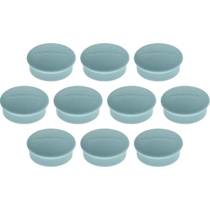 Lot de 10 Aimants ronds - 20 mm - Bleu MAGNETOPLAN