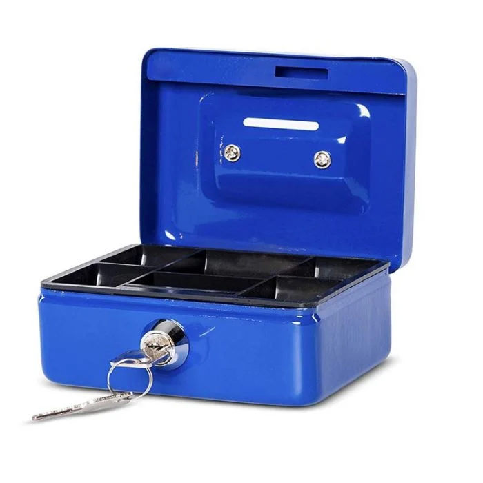 Caissette à Monnaie avec une Fente Tirelire - Bleu MAUL