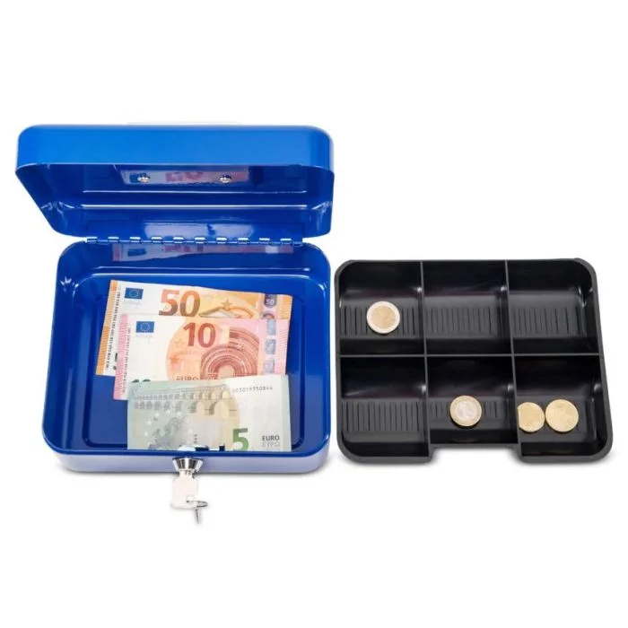 Caissette à Monnaie - Bleu - 200 x 170 x 90 mm MAUL