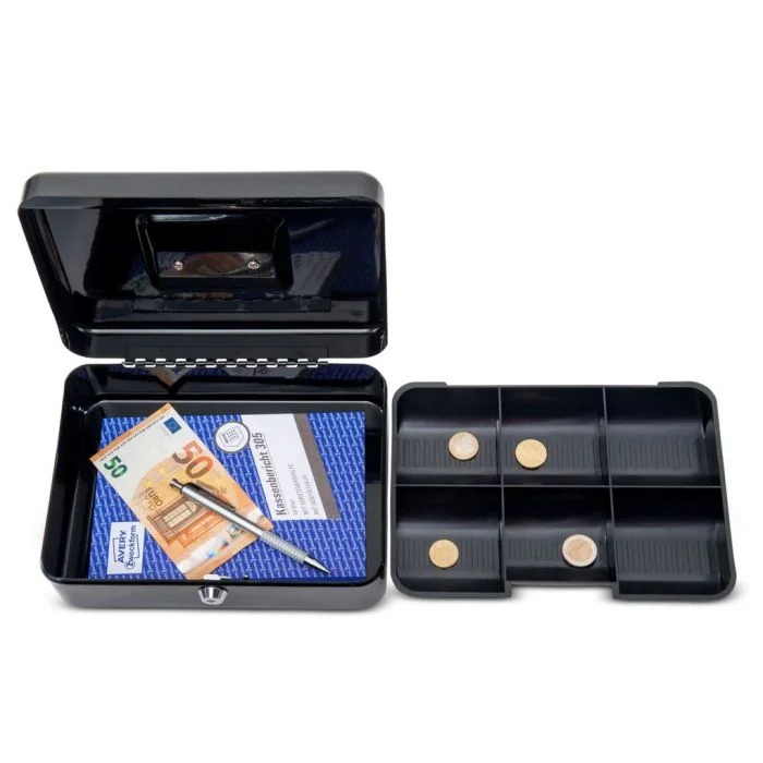 Caisse à monnaie - 250 x 191 x 90 mm - Noir de MAUL