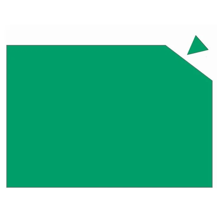 Feuille magnétique inscriptible - Vert - 200 x 295 mm FRANKEN