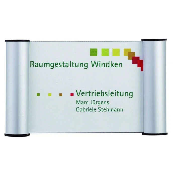 Plaque de Porte A6 - Argent FRANKEN