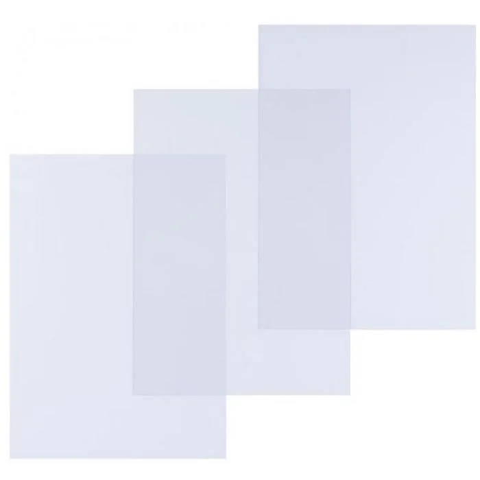 Couvertures pour reliure A4 - PVC 0,25 mm - Transparent PAVO Lot de 100