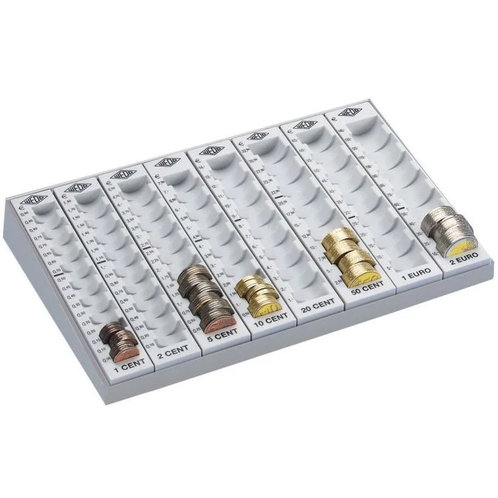 Monnayeur pour pièces EURO - 8 colonnes amovibles WEDO