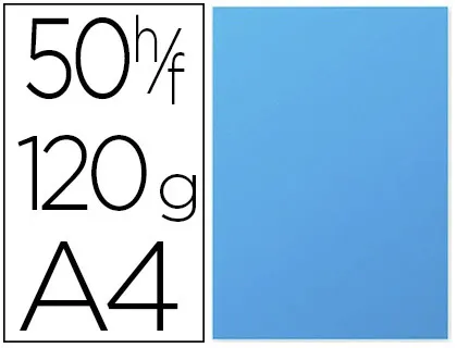 Papier correspondance clairefontaine couleurs pollen 120g A4 210x297mm coloris bleu turquoise étui 50 feuilles