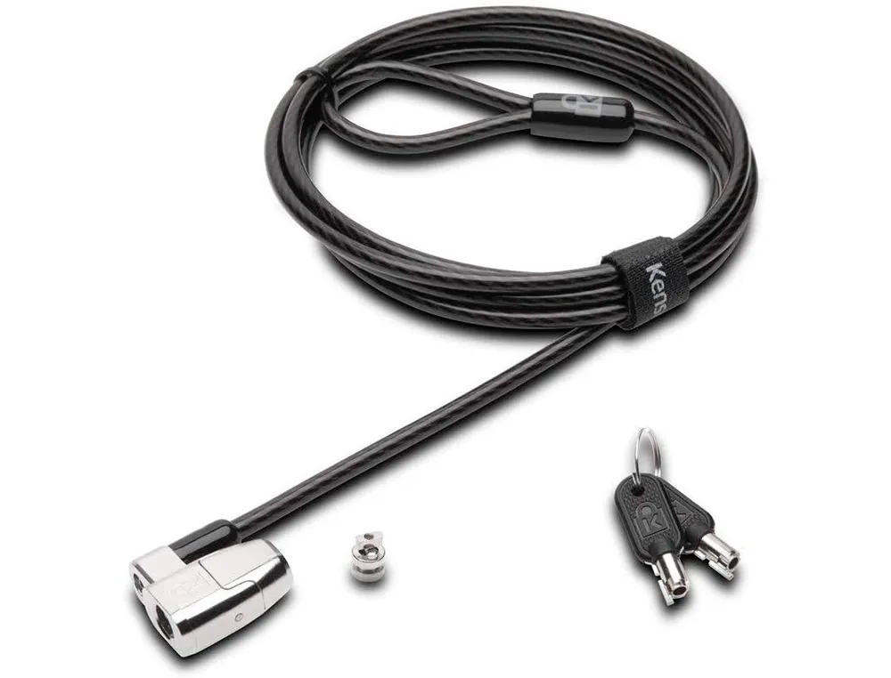 Cable de securite kengsington microsaver 2.0 ultra clicksafe pivotant rotatif resistant torsion corrosion