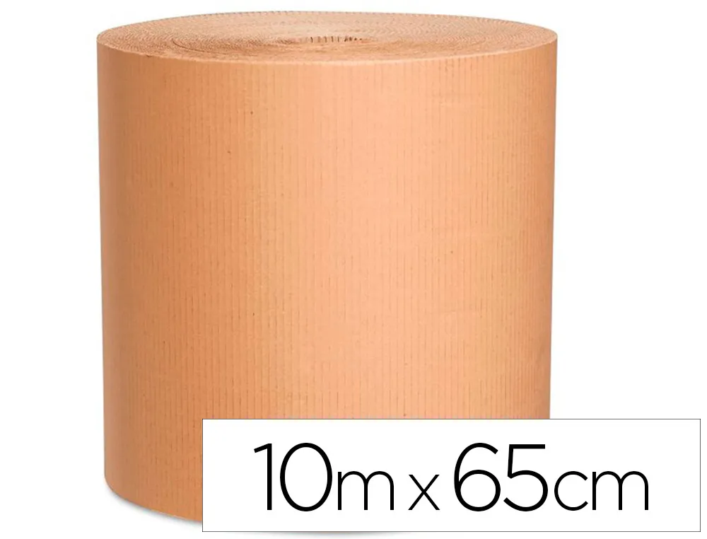 Carton ondule 1 face rouleau 65cmx10m