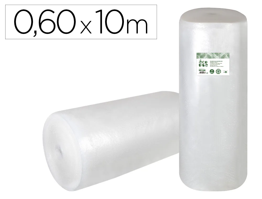 Film a bulles liderpapel ecouse 30% plastique recyclé 30g rouleau 0,60x10m