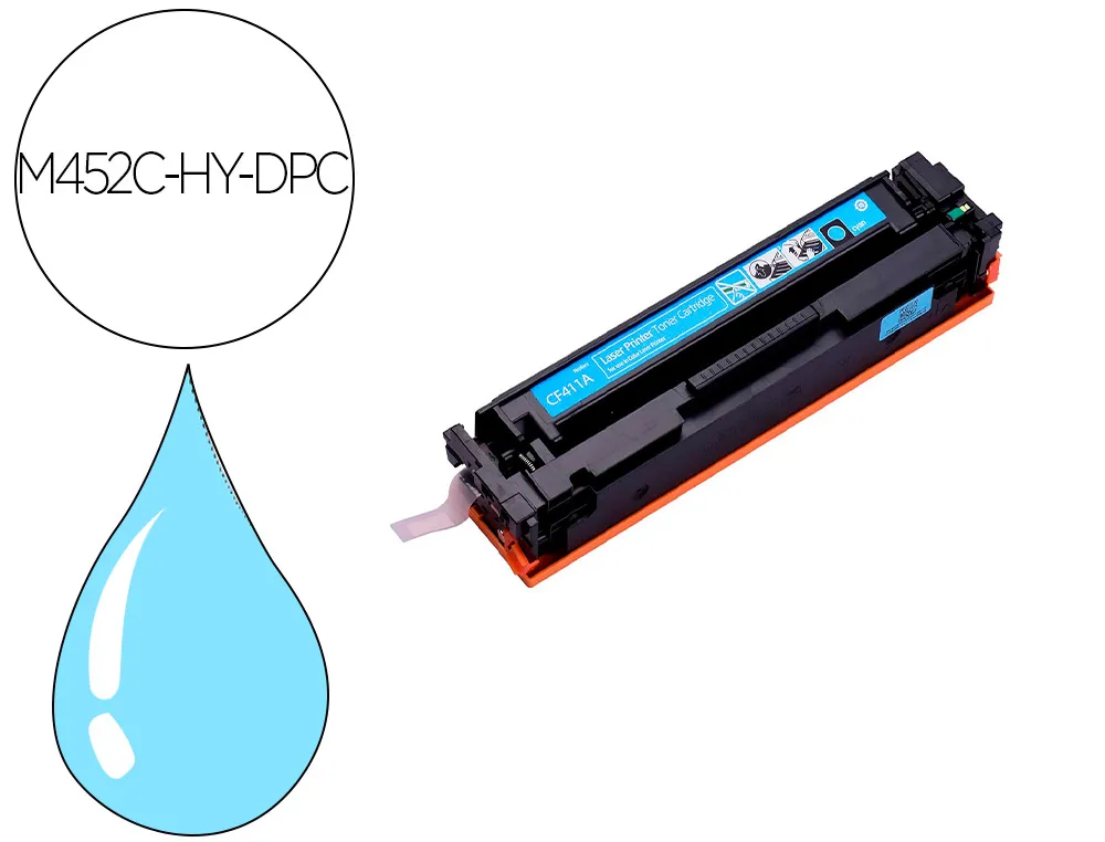 Cartouche d'encre HP color laserjet pro m452 cyan haute capacité