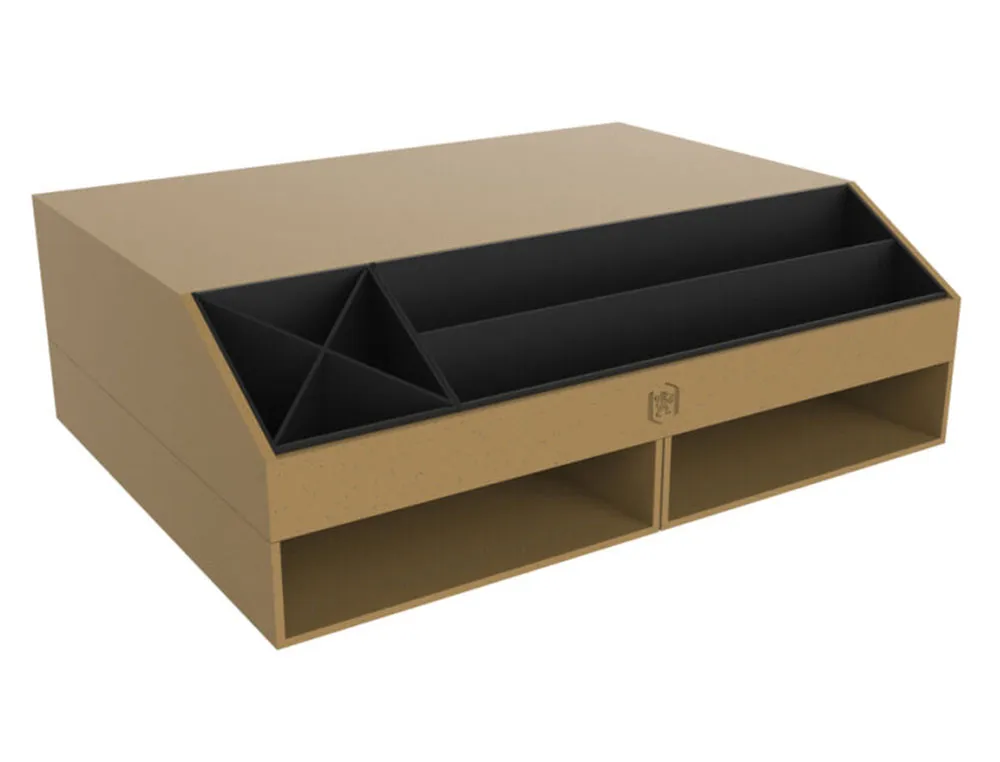 Support ecran savana oxford reglable 2 compartiments carton recycle