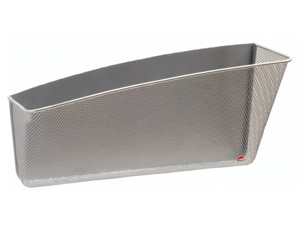 Corbeille murale alba magnetique metal mesh coloris gris