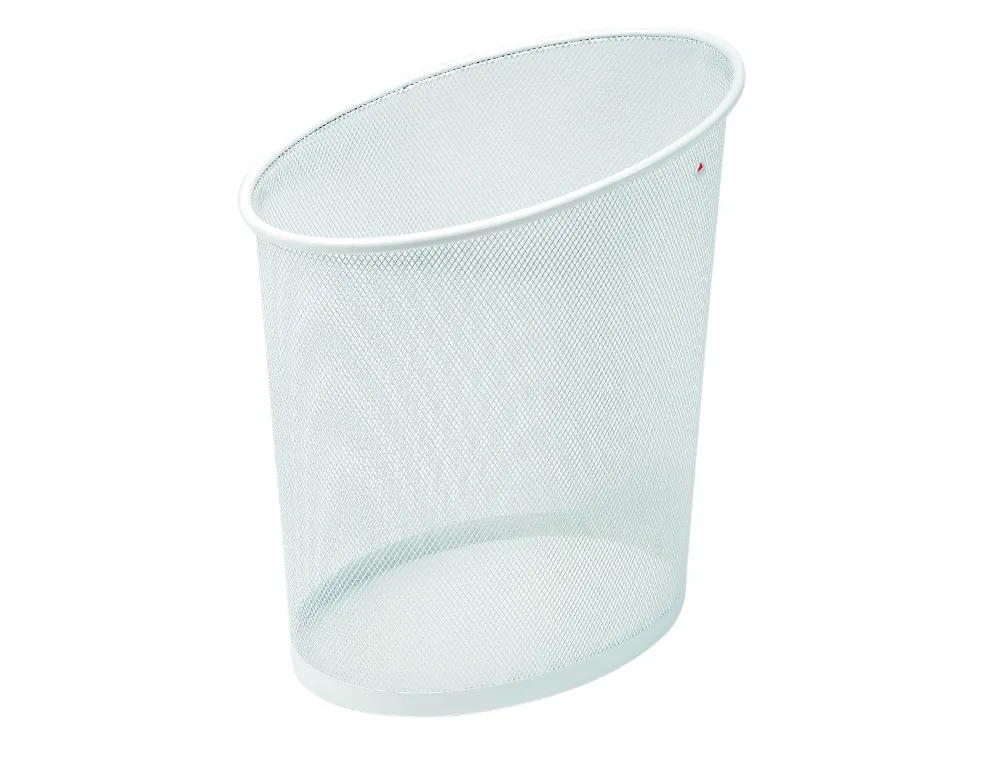 Corbeille papier alba metal mesh coloris gris