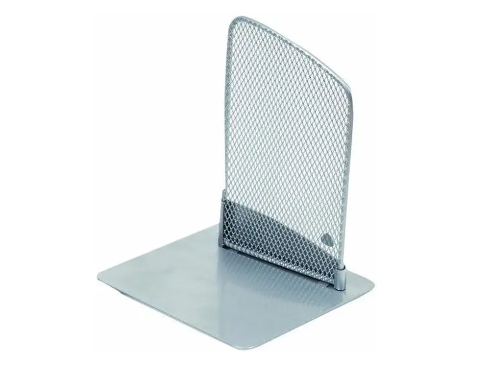 Serre-livres alba metal mesh coloris gris la paire