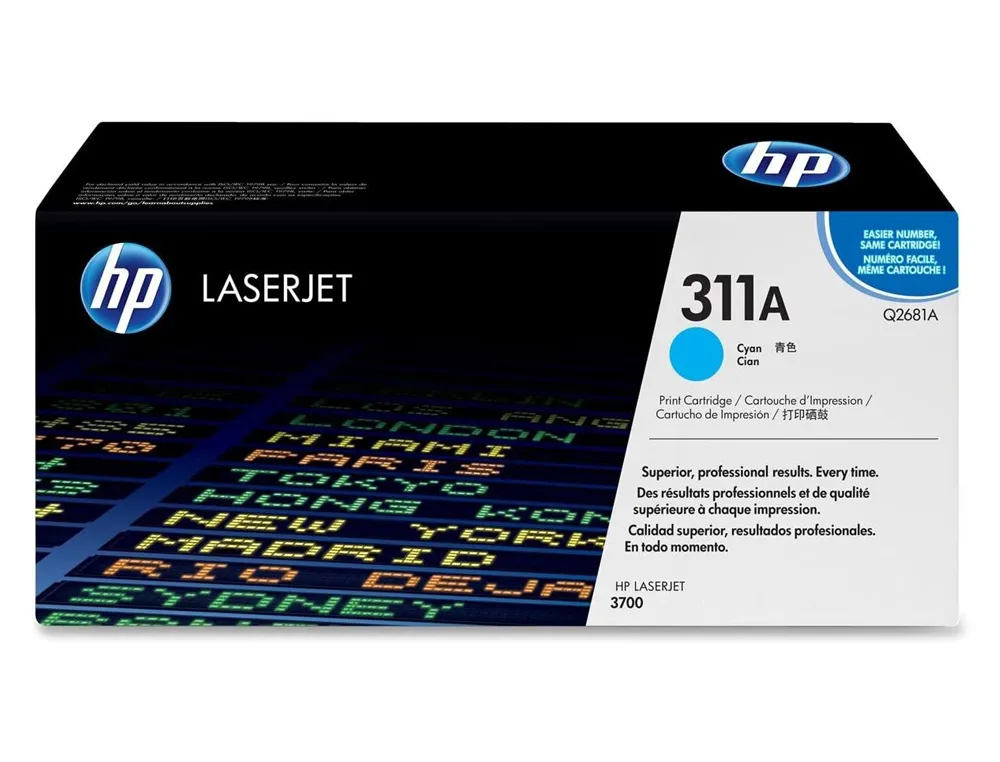 Toner laser HP n.81a q2681a couleur cyan 6000