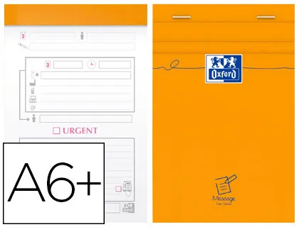 Bloc oxford messages téléphoniques agrafé en tête 110x170mm 80f