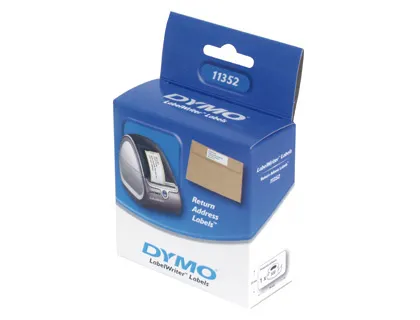 Rouleau étiquettes dymo label writer 57x32mm 1000 étiquettes support papier