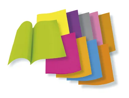 Sous-chemise exacompta rock's 220x310mm 80g coloris assortis pack 30 unités