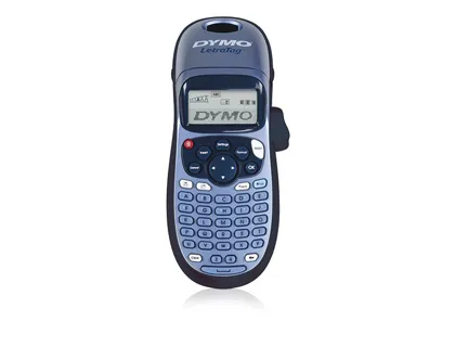 Titreuse dymo letratag plus clavier abc large écran 13 caractères/ligne 6 styles 5 tailles police 4lr6 2 rubans letratag