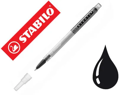 Recharge roller stabilo bionic encre liquide noire