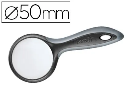 Loupe maped scolaire verre optique fumé 50mm diamètre grossissement par 3 anti-déformation