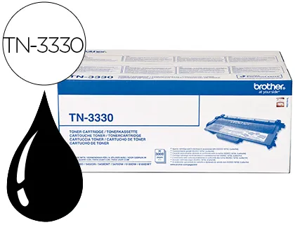 Toner laser brother tn3330 couleur noir 3000p