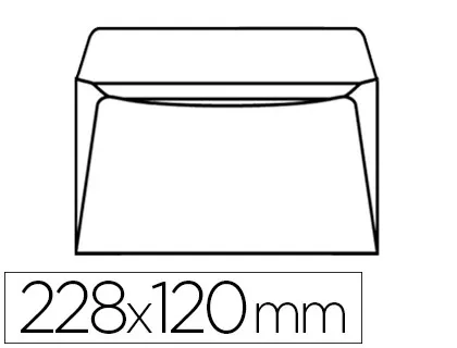 Pochette polyéthylène adhésive pac list documents 228x120mm papier dorsal kraft blanc siliconé 39g boîte 100 unités